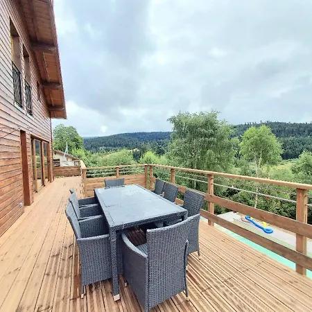 Le Cerf, Superbe Vue, Piscine Privee בקתה Ban-sur-Meurthe-Clefcy